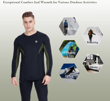 Load image into Gallery viewer, Men&#39;S Thermal Underwear Fleece Lined Performance Fleece Tactical Sports Shapewear Thermal Set