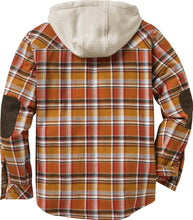 Load image into Gallery viewer, Legendary Whitetails Men&#39;S Camp Night Berber Lined Hooded Flannel Shirt Jacket