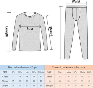 Men'S Thermal Underwear Fleece Lined Performance Fleece Tactical Sports Shapewear Thermal Set