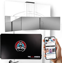 Load image into Gallery viewer, The 360 Mirror - 3 Way Mirror for Self Hair Cutting - Adjustable Trifold Barber Mirror to Cut Your Own Hair - Tri Fold Self Haircut System for Men and Women Braiding - Three Sided Mirror for Haircuts