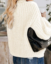 Load image into Gallery viewer, Fashionme Chic Ballon Sleeve Winter Turtleneck Chunky Sweater Slouchy Oversized Loose Pullover Outerwear Warm Thick