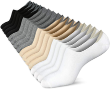 Load image into Gallery viewer, No Show Socks Women Low Socks Non Slip Flat Boat Line 4/8 Pairs