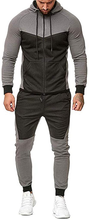 Load image into Gallery viewer, Men&#39;s Hoodie Zipper Coat + Sweatpants