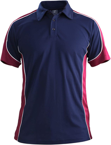 Men's 3 Button Performance Short Sleeve Polo Tee