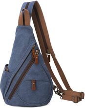 Load image into Gallery viewer, Canvas Sling Bag