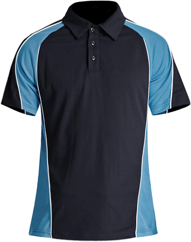 Men's 3 Button Performance Short Sleeve Polo Tee