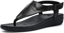 Load image into Gallery viewer, Women&#39;s Adjustable Thong Style Sandals with Orthotic Arch Support