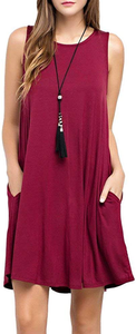 Women's Casual Long Sleeve Swing Dress