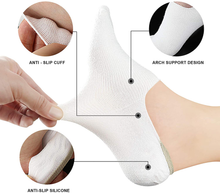 Load image into Gallery viewer, No Show Socks Women Low Socks Non Slip Flat Boat Line 4/8 Pairs