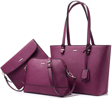 Load image into Gallery viewer, Handbags 3pcs Purse Set