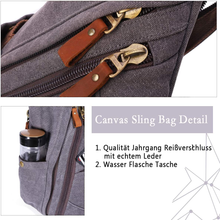 Load image into Gallery viewer, Canvas Sling Bag