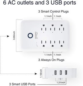 Smart Plug Surge Protector Power Strip