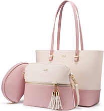 Load image into Gallery viewer, Handbags 3pcs Purse Set