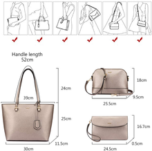 Load image into Gallery viewer, Handbags 3pcs Purse Set