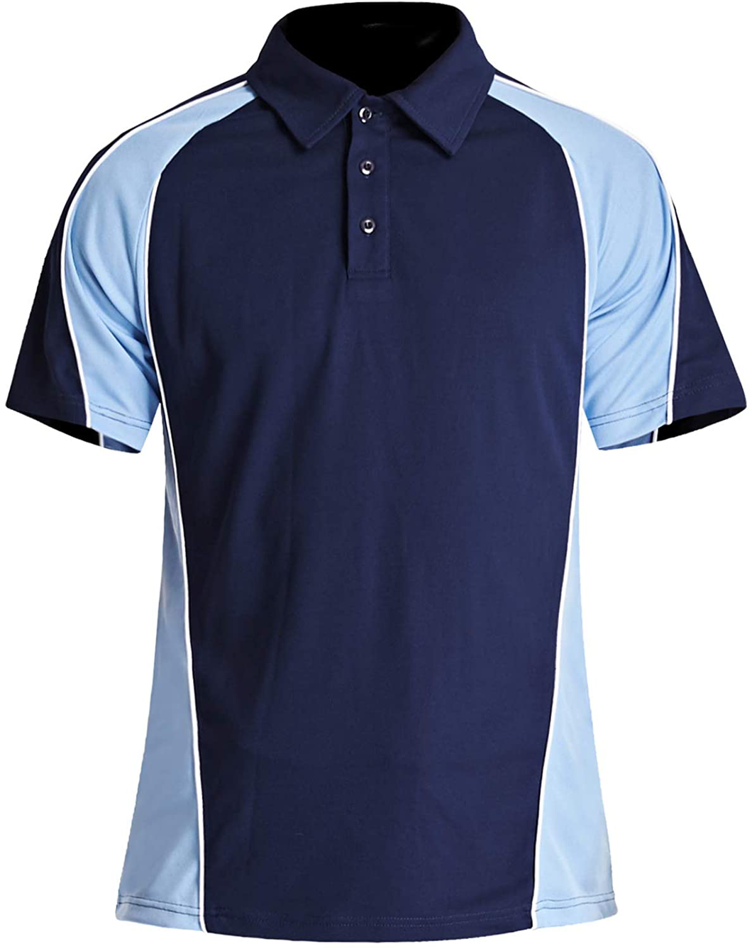 Men's 3 Button Performance Short Sleeve Polo Tee